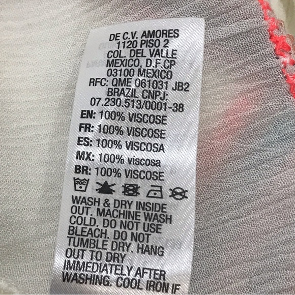 Roxy Ivory Boho Albe Loose Dress or Beach Coverup - Oversized Sz: XS - Picture 12 of 16